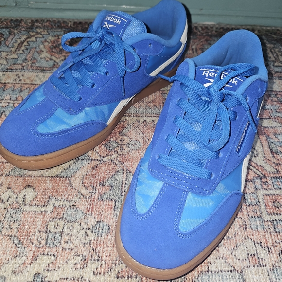 Reebok Shoes - Reebok Women's Classic Blue Low-Top Sneakers